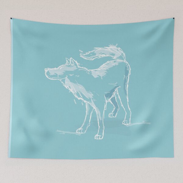 Item preview, Wintery Wolf designed and sold by Rafa Manrique.