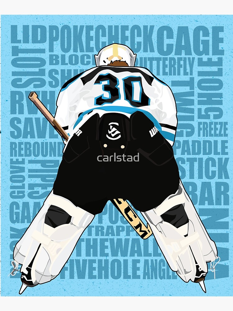 Hockey Goalie - Goalie Words Poster by carlstad