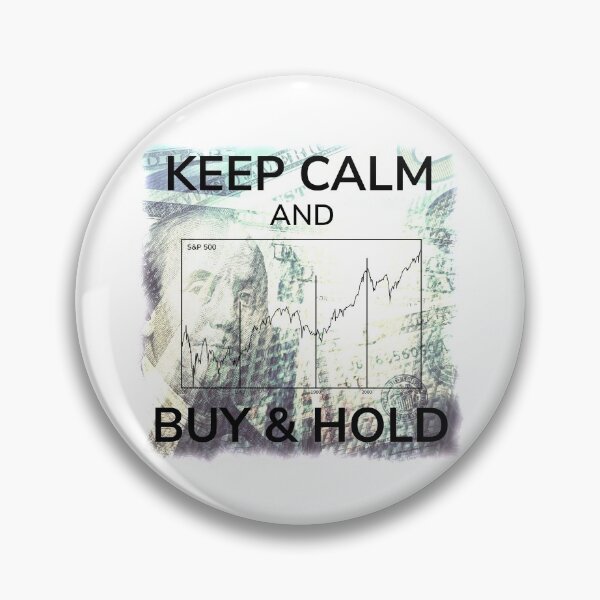 Item preview, Keep Calm Buy And Hold Shares Stock Market Chart designed and sold by CreatDifference.