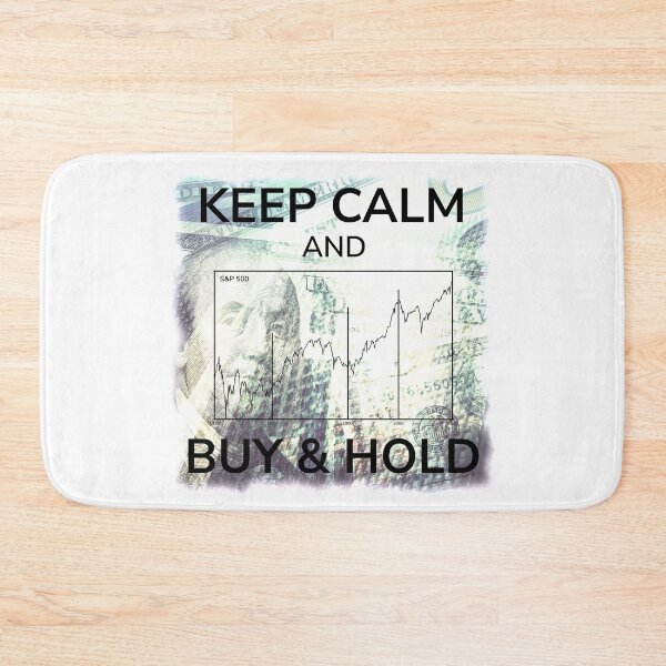 Item preview, Keep Calm Buy And Hold Shares Stock Market Chart designed and sold by CreatDifference.
