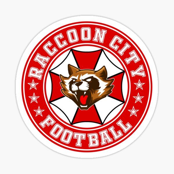 Item preview, Raccoon City Football Team Logo designed and sold by ThomasKadmon.