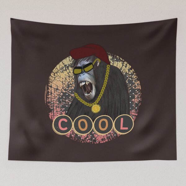 Item preview, Cool Monkey - Music Rapper #3 design designed and sold by OMdesign10.