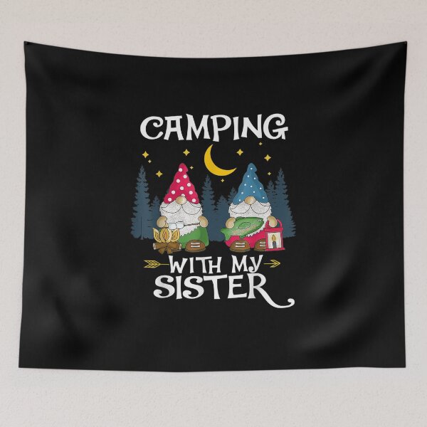 Item preview, Camping With My Sister Funny Sister Camp Women Men T-Shirt designed and sold by shop   luisant.