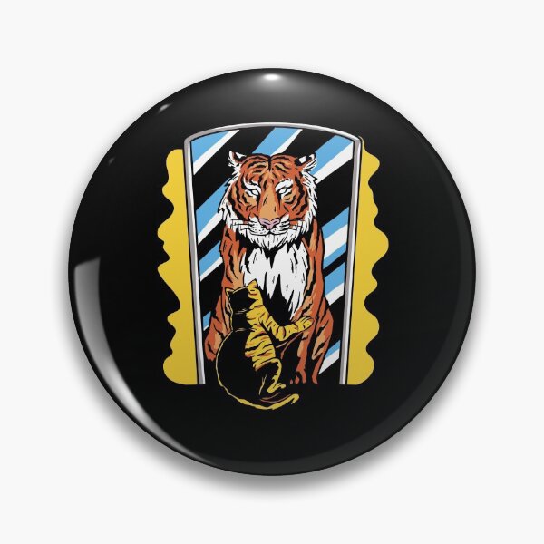 Item preview, Cat Tiger Reflection Mirror Image designed and sold by Tig3rE.