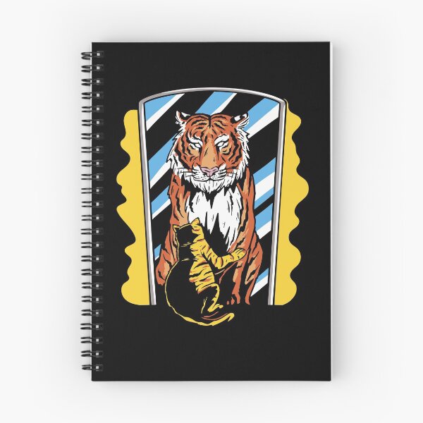 Item preview, Cat Tiger Reflection Mirror Image designed and sold by Tig3rE.
