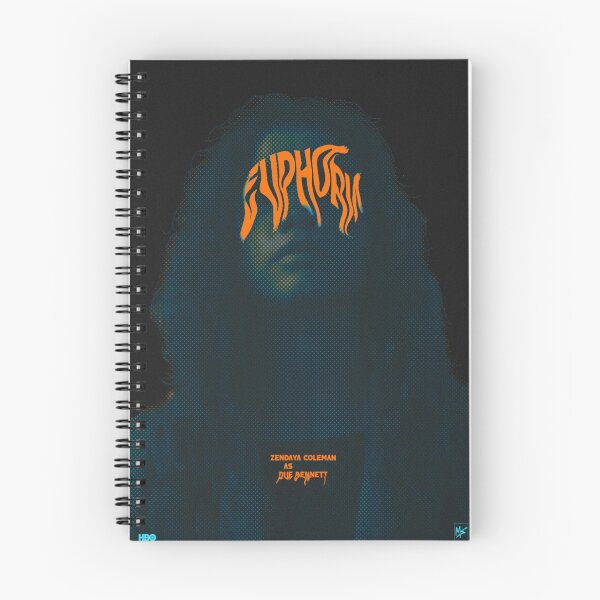 Item preview, euphoria "rue" poster  designed and sold by BaptouOnPaint.