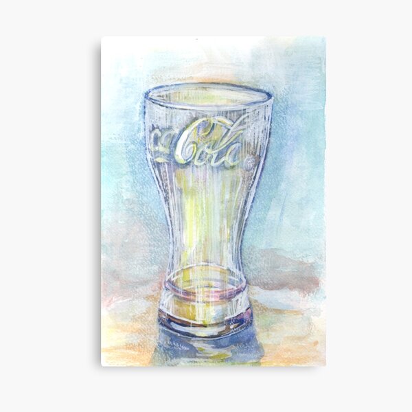 Coca Cola glass Canvas Print