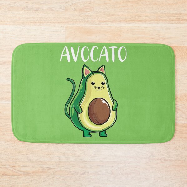 Item preview, Avocado Funny Cat Avocato Vegan Vegetarian designed and sold by mejeoshop.