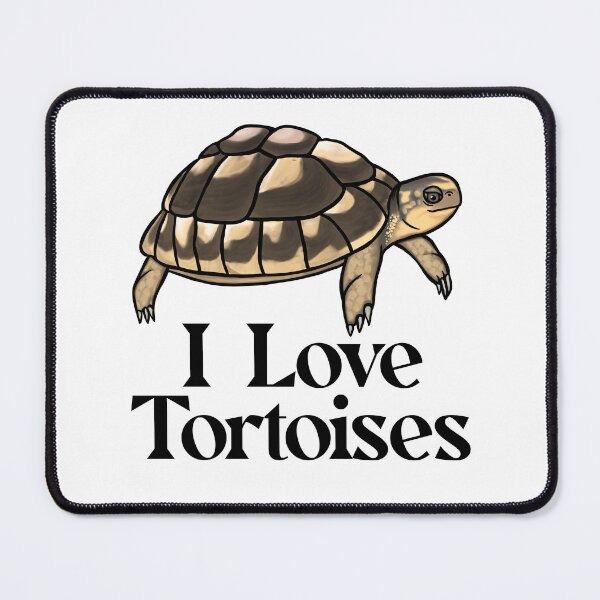 Item preview, I Love Tortoises for Tortoise Lovers, Black designed and sold by Mochi-Merch.