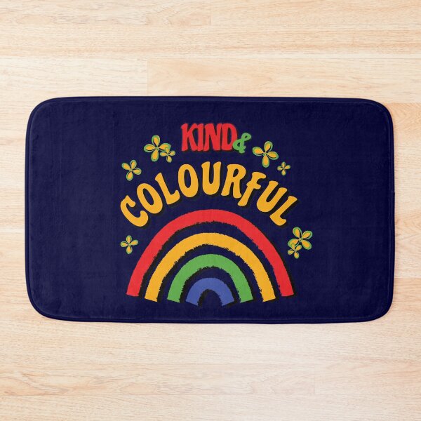 Item preview, Kind and Colourful with Rainbow and Flowers Pattern designed and sold by DKdesigns27.