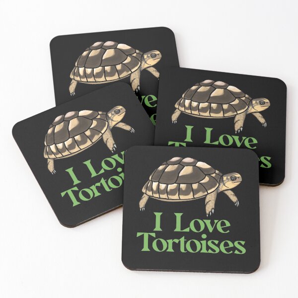 Item preview, I Love Tortoises for Tortoise Lovers, Green designed and sold by Mochi-Merch.