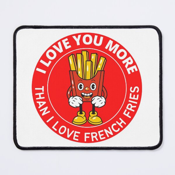 Item preview, I Love You More Than I Love French Fries Valentines designed and sold by RGRamsey.