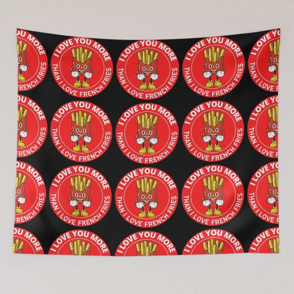 Item preview, I Love You More Than I Love French Fries Valentines designed and sold by RGRamsey.