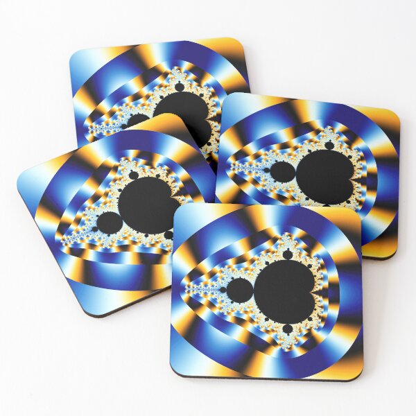 Aperçu de l'œuvre Design fractal bleu soyeux créée et vendue par allthingsnatura.