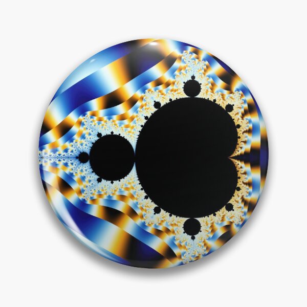 Aperçu de l'œuvre Design fractal bleu soyeux créée et vendue par allthingsnatura.