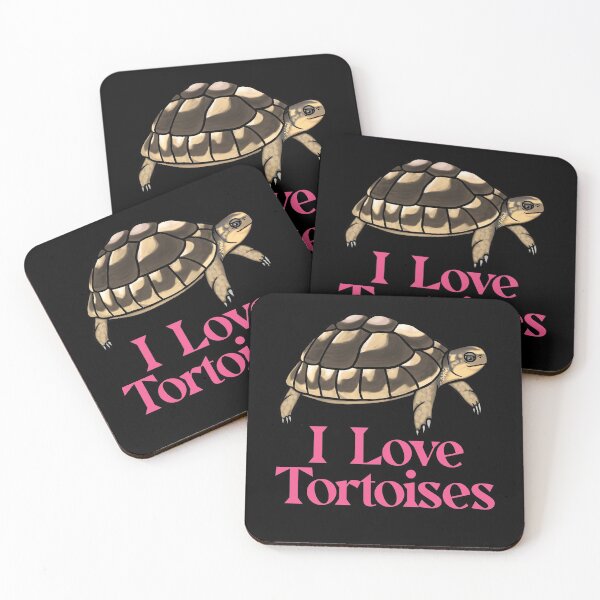 Item preview, I Love Tortoises for Tortoise Lovers, Pink designed and sold by Mochi-Merch.