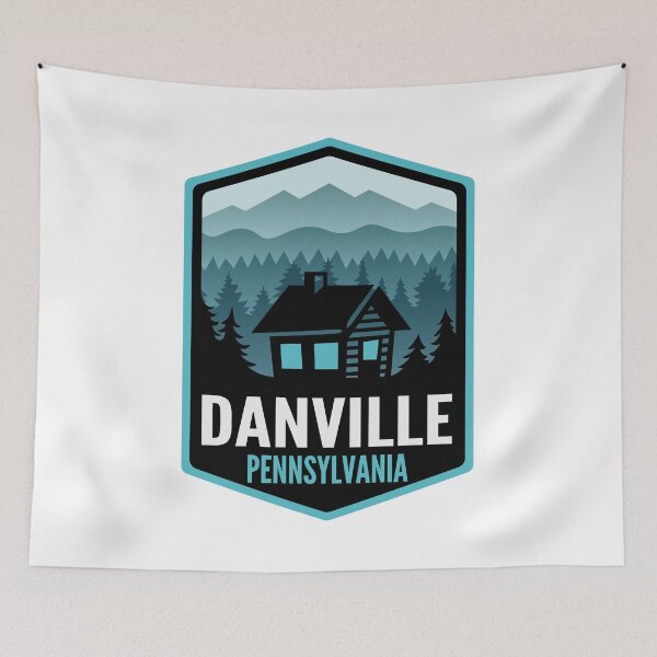 Item preview, Danville Pennsylvania Mountain Town Cabin designed and sold by HalpinDesign.