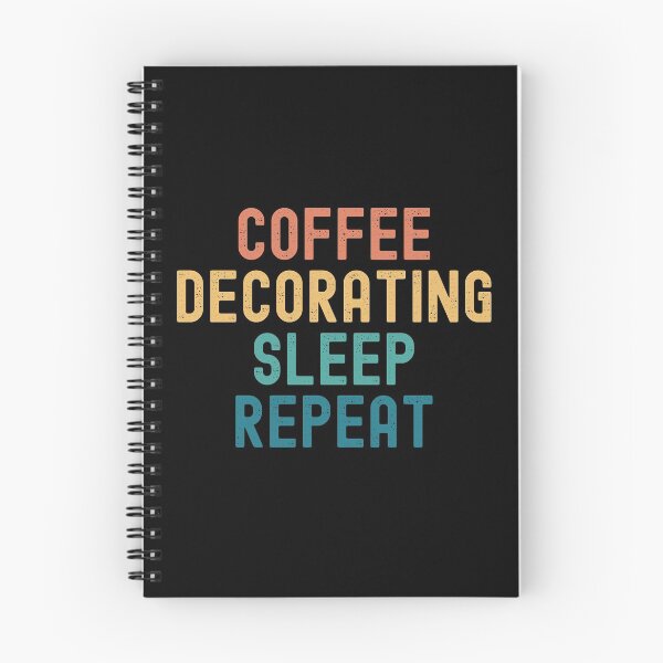 Item preview, Coffee Decorating Sleep Repeat - Funny Decorating & Coffee Gift designed and sold by kindxinn.