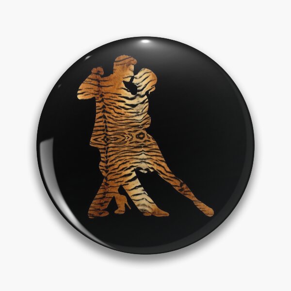 Item preview, TANGO DANCERS - TIGER TEXTURE - COUPLE SILHOUETTE designed and sold by KoolDsignsDANCE.