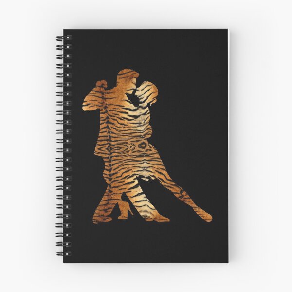 Item preview, TANGO DANCERS - TIGER TEXTURE - COUPLE SILHOUETTE designed and sold by KoolDsignsDANCE.