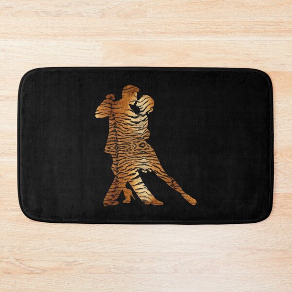Item preview, TANGO DANCERS - TIGER TEXTURE - COUPLE SILHOUETTE designed and sold by KoolDsignsDANCE.