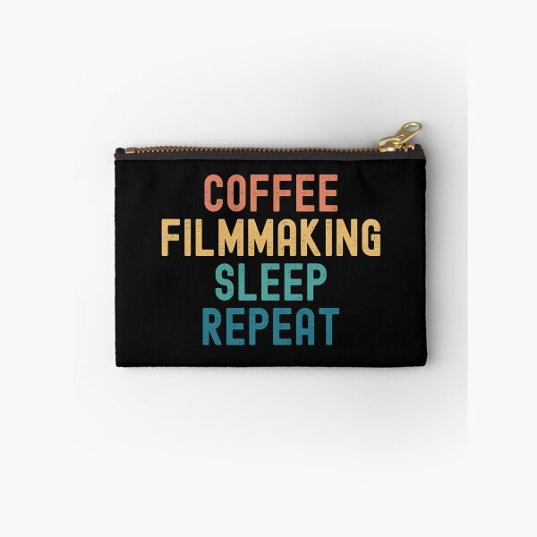 Item preview, Coffee Filmmaking Sleep Repeat - Funny Filmmaking & Coffee Gift designed and sold by kindxinn.