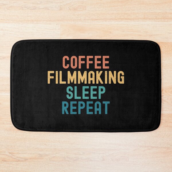 Item preview, Coffee Filmmaking Sleep Repeat - Funny Filmmaking & Coffee Gift designed and sold by kindxinn.
