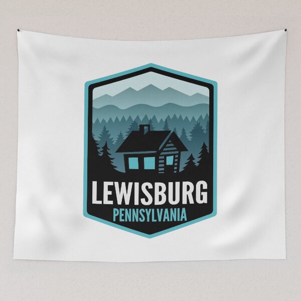 Item preview, Lewisburg Pennsylvania Mountain Town Cabin designed and sold by HalpinDesign.