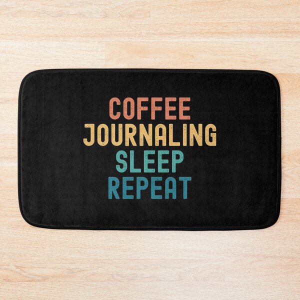 Item preview, Coffee Journaling Sleep Repeat - Funny Journaling & Coffee Gift designed and sold by kindxinn.