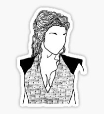 Margaery Tyrell Outline Art Sticker