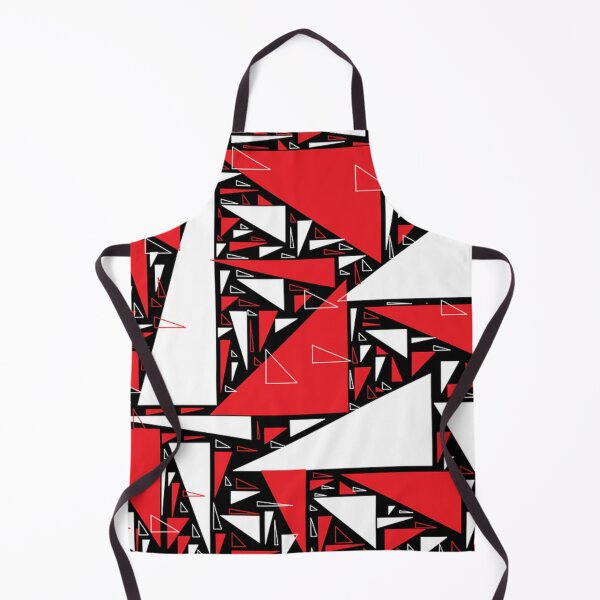 Item preview, Artistic red and white triangles designed and sold by NoahDea.