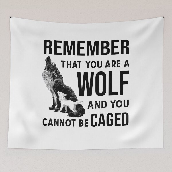 Item preview, Remember that you are a Wolf and you cannot be caged - acotar designed and sold by Raminovitch.