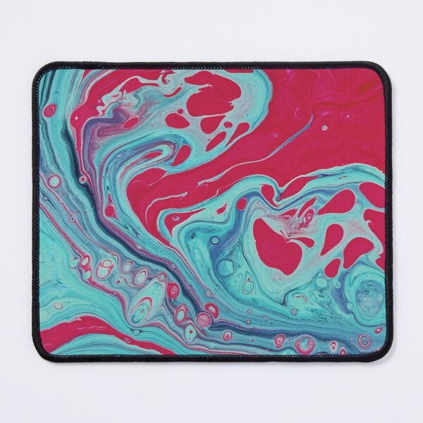Item preview, colorful-abstract-oil-painting-with-flow-creating-wavy lines designed and sold by johnrk.