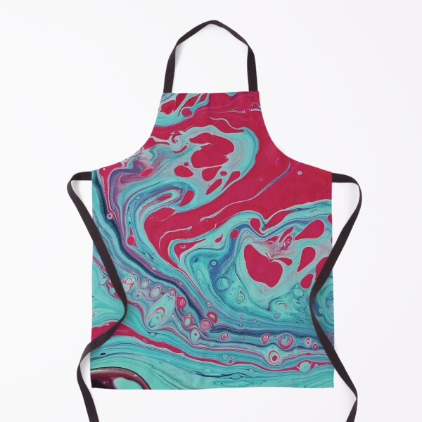 Item preview, colorful-abstract-oil-painting-with-flow-creating-wavy lines designed and sold by johnrk.