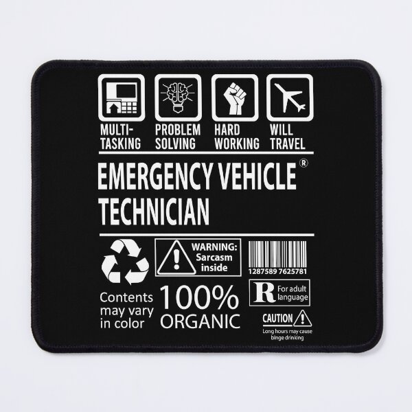 Item preview, Emergency Vehicle Technician T Shirt - MultiTasking Certified Job Gift Item Tee designed and sold by oslandefren.