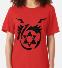 Black Homunculus Symbol Fullmetal Alchemist Slim Fit T-Shirt