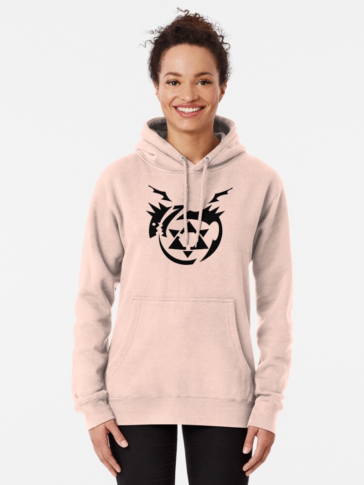 Fullmetal Alchemist Brotherhood Hoodies - Pullover Black Eye