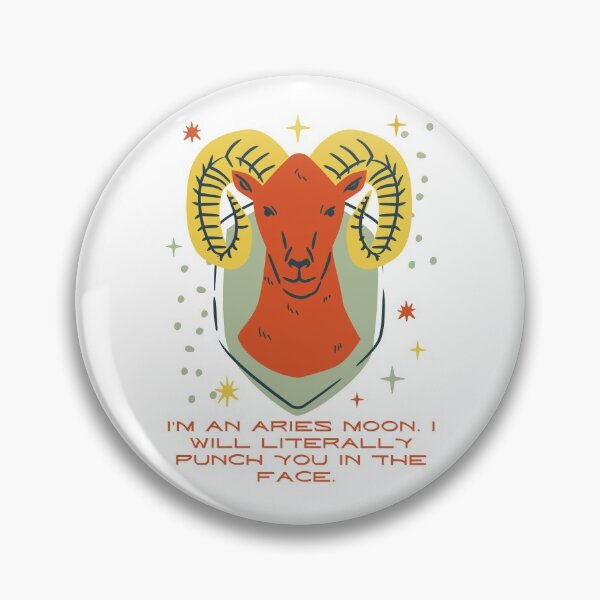 Item preview, I'm an Aries Moon, I will literally punch you in the face designed and sold by arineliza1997.