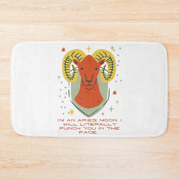 Item preview, I'm an Aries Moon, I will literally punch you in the face designed and sold by arineliza1997.