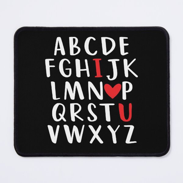 Item preview, Valentine I Love You ABC Alphabet designed and sold by tjred01.
