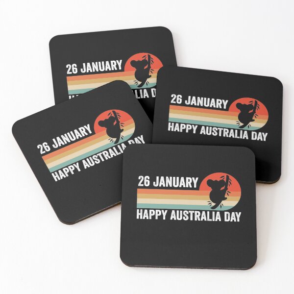 Item preview, Happy Australia Day , Retro Vintage Koala Australia Symbol designed and sold by AMINE  ★★★★★.