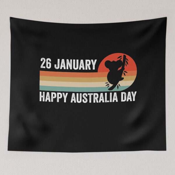 Item preview, Happy Australia Day , Retro Vintage Koala Australia Symbol designed and sold by AMINE  ★★★★★.