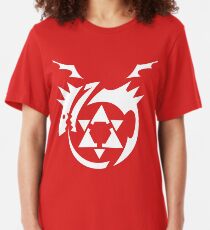 White Homunculus Symbol Fullmetal Alchemist Slim Fit T-Shirt