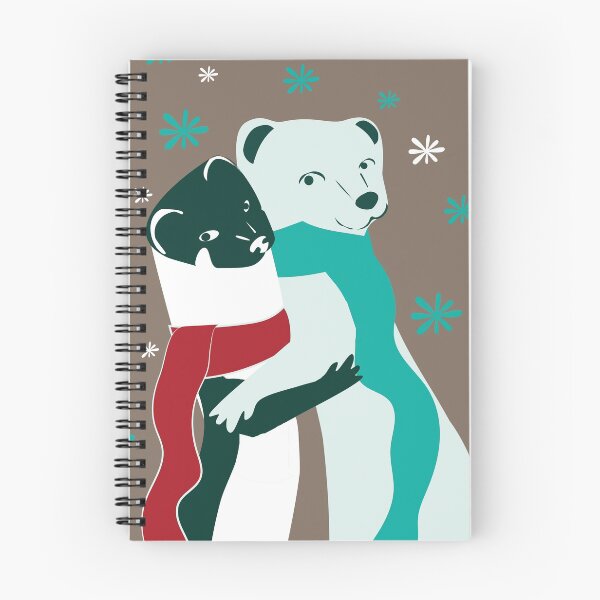 Item preview, Mustelid Christmas  Weasel Hugs brown designed and sold by belettelepink.