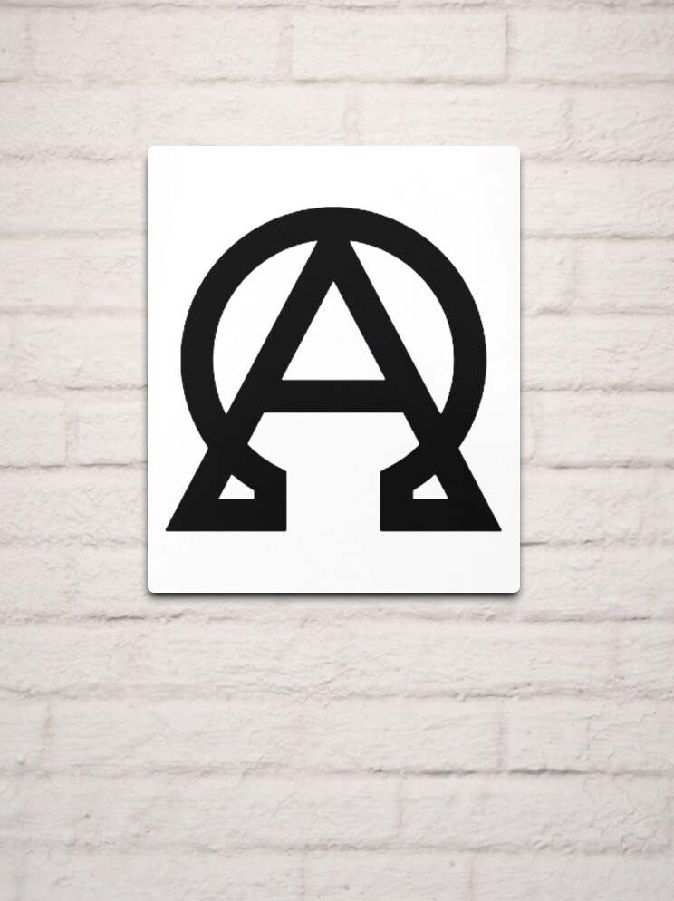 Alpha and omega symbol Metal Print