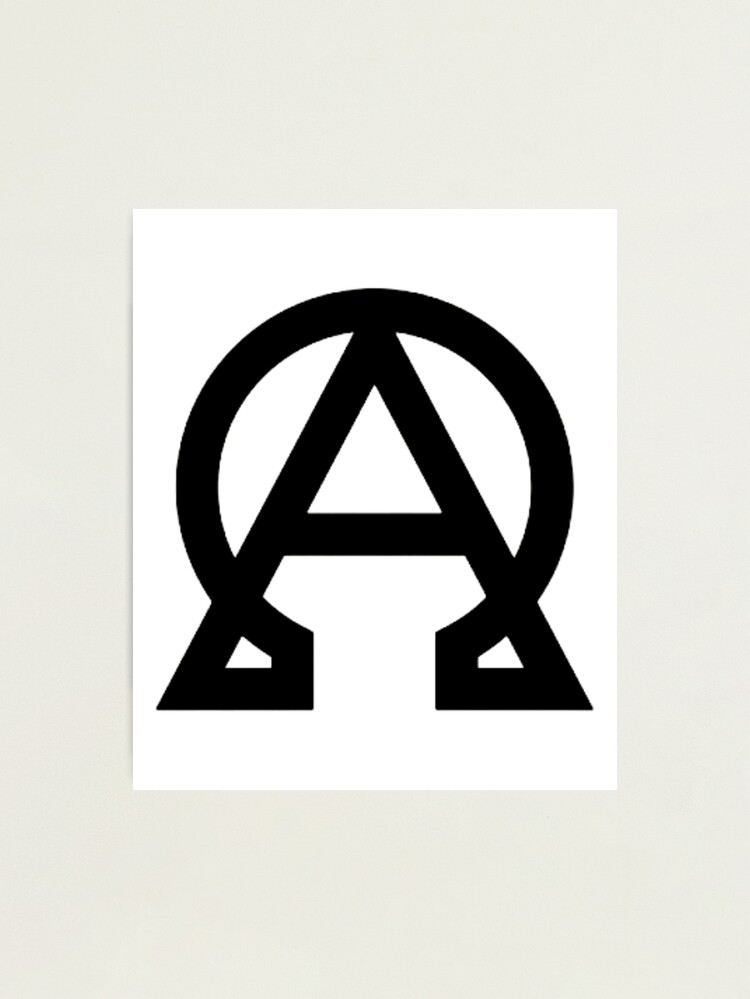 Alpha and omega symbol Photographic Print