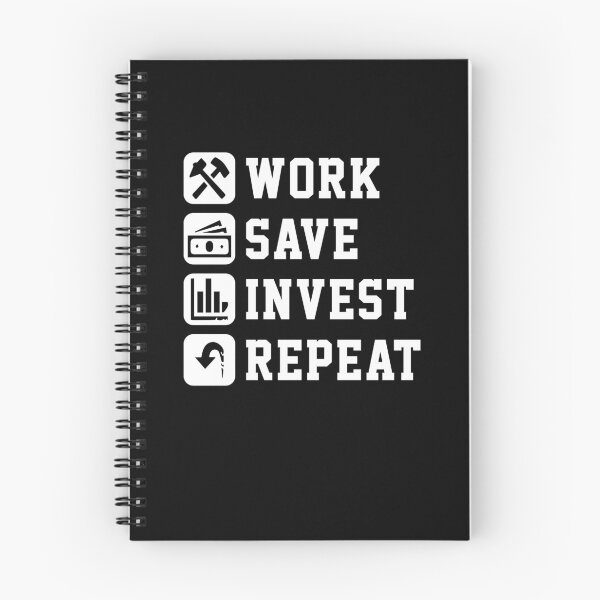 Item preview, Work, save, invest, repeat designed and sold by rehatschek.