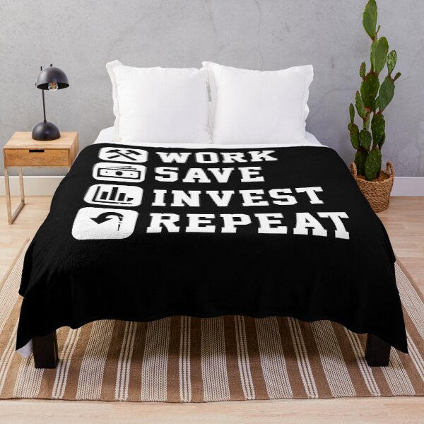 Item preview, Work, save, invest, repeat designed and sold by rehatschek.