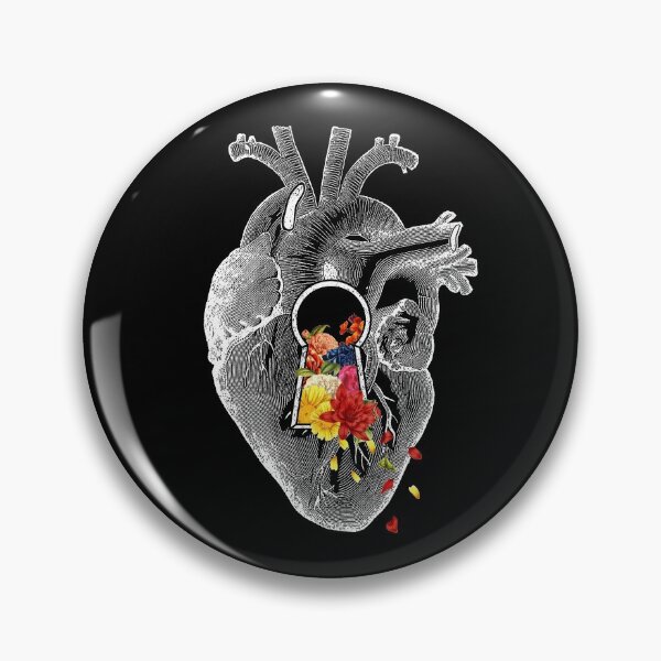 Item preview, Keyhole Flower Heart Vintage Collage by Tobe Fonseca designed and sold by Tobe Fonseca®.