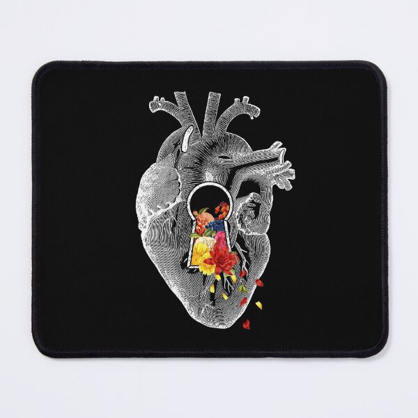 Item preview, Keyhole Flower Heart Vintage Collage by Tobe Fonseca designed and sold by Tobe Fonseca®.